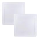 Kit 2 Luminária Plafon LED Quadrado Embutir 24W 3000K (520,0047) - Noll LED