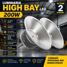 Kit 2 Luminarias High Bay Led 200w Iluminação Galpões Kit 2 Luminarias High Bay Led 200w Iluminação Galpões