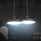 Kit 2 Luminarias Led Industrial 150w 6500K 220v Ip65 Preto Cod: ALUT010013-2 Alut By Avant