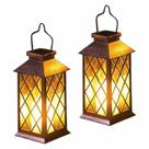 Kit 2 Luminárias Solar Vintage ZON Lamparina de LED com Efeito Chama para Jardim Kit 2 Luminárias Solar Vintage ZON Lamparina de LED com Efeito Chama para Jardim