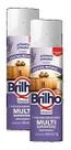 kit 2 Lustras Moveis Qbrilho Aerossol Lavanda 300ml Bombril