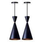 Kit 2 Lustre Pendente Interno Moscou Alumínio Decorações