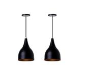 Kit 2 Lustre Sala Estar Pendente Interno Gota Kit 2 Lustre Sala Estar Pendente Interno Gota