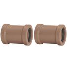 Kit 2 luva correr p/tubo soldavel 25mm 1" amanco 18390