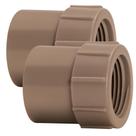 Kit 2 luva soldavel/rosca 20mmx1/2 amanco