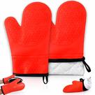 Kit 2 Luvas Térmicas Cozinha Silicone Forrada Forno Yab