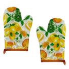 Kit 2 Luvas Térmicas Para Cozinha Forno Fogão Forrada