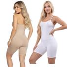 Kit 2 Macaquinho Feminino Segunda Pele Anagua Não Marca Usar Por Baixo De Roupas Sem Transparência