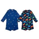 Kit 2 Macaquinhos Praia Com Proteção Uv Infantil Verão