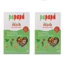 Kit 2 Macarrao Mini Fusilli Tricolori c Veget. Papapa 400g