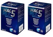 Kit 2 Mag Plus 5 Herbamed 60 Capsulas