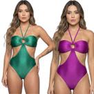 KIT 2 Maiô Uv Suplex com Bojo Liso Bella Fiore Body Basico Para Piscina Confortavel Praia Feminina Tamanho:GGCor:Verde+ KIT 2 Maiô Uv Suplex com Bojo Liso Bella Fiore Body Basico Para Piscina Confortavel Praia Feminina Tamanho:GGCor:Verde+