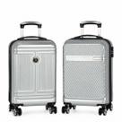 Kit 2 Malas Bordo 10kg Viagem Pequena Abs 20" Rodinhas 360º Cadeado Casal - Cannes - Polo King - Prata Kit 2 Malas Bordo 10kg Viagem Pequena Abs 20" Rodinhas 360º Cadeado Casal - Cannes - Polo King - Prata