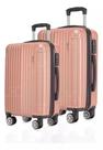 Kit 2 Malas Bordo Abs Rígida 10kg 360 P / Pp Para Viagem