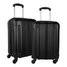 Kit 2 Malas De Viagem Fibra C/rodinha 360 P/pp Bordo