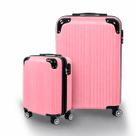 Kit 2 Malas de Viagem Grande e Pequeno 60x39x26 51x33x22 Rígida Estocasa London Rodas 360 Expansível Cadeado
