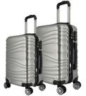 Kit 2 Malas De Viagem Média e Grande Rodinhas giratórias