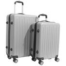 Kit 2 Malas de Viagem Rígidas em ABS 4 Rodinhas 360