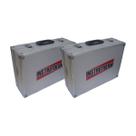 Kit 2 Maleta Transporte Alumínio Divisórias 34x24x15cm Chave Ferramentas Pesca Acessórios Ma-810 Portátil Instrutherm