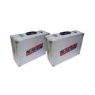 Kit 2 Maleta Transporte Alumínio Divisórias Chave Ferramentas Pesca Acessórios Manicure Ma-800 Portátil Instrutherm