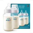 Kit 2 Mamadeira Philips Avent Classic Transparente 330ml 3m