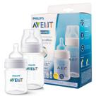 Kit 2 Mamadeiras Anticólicas 125ml E 260ml Philips Avent