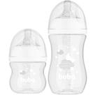 Kit 2 Mamadeiras Buba Easy Flow 270 e 120 ml Nuvem Branca