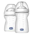 kit 2 mamadeiras chicco 250 + 330 ml branca