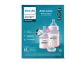 Kit 2 Mamadeiras Classic Anticólica 125 260ml Avent Rosa SCY119 14