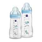 Kit 2 Mamadeiras Easy Active 270/330ml 2m+ Azul - MAM Kit 2 Mamadeiras Easy Active 270/330ml 2m+ Azul - MAM