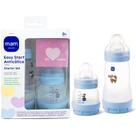 Kit 2 Mamadeiras Mam Easy Start Set 130ml (Bico O Super Lento) e 260ml (Bico 2 Fluxo Médio) Baby MAM Cor:Menino 2