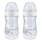 Kit 2 Mamadeiras Nuk Essence 270ml +6m Branca Nuk