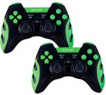 Kit 2 Manete Controle Compativel Com Fio Sony/pc