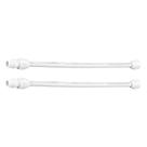 Kit 2 Mangueira Engate Flexível 30cm 1/2 Pia Privada C Niple