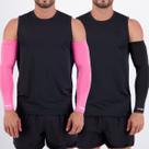 Kit 2 Manguitos Snugg UV50+ Longo Preto e Rosa