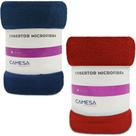 Kit 2 Manta Cobertor Solteiro Microfibra Soft Macia Fleece 150x220cm Camesa - Emcompre