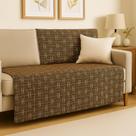 Kit 2 Manta Gigante King Sofá 2,40 x 1,80 m 2 ou 3 Lugares King Size Retrátil Algodão Capa p/ Sofa COR:CRUA/PRETO