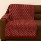 Kit 2 Manta Gigante King Sofá 2,40 x 1,80 m 2 ou 3 Lugares King Size Retrátil Algodão Capa p/ Sofa COR:CRUA/PRETO