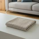Kit 2 Manta para Sofá Kink Gigante 2 e 3 Lugares 3,00x1,80 Capa Protetor de Sofa Grande de Luxo Cor:Listrada