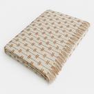 Kit 2 Manta para Sofa Premium 2,40 X 1,80 m King 2 ou 3 Lugares Retratil Capa p/ Sofa Peseira COR:TERRACOTA-BRANCO