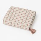 Kit 2 Manta para Sofa Premium 2,40 X 1,80 m King 2 ou 3 Lugares Retratil Capa p/ Sofa Peseira COR:TERRACOTA-BRANCO