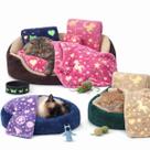 Kit 2 Mantas Pet Cobertor Infantil Que Brilha No Escuro Para Cachorros e Gatos Bebe Menina Menino