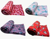 Kit 2 Mantas Soft- Estampas Aleatória menina