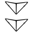 Kit 2 Mãos Francesas Triangulares Pequenas Suporte Aramado I Kit 2 Mãos Francesas Triangulares Pequenas Suporte Aramado I