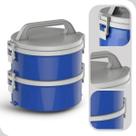 Kit 2 Marmita Termica Alimentos Comida 1,5l Sem Divisória