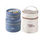 Kit 2 Marmita Térmica Redonda Viagem Bolsa Térmica Qualidade