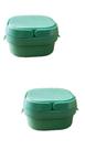 Kit 2 Marmitas Fitness Criança Lancheira Verde