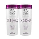 Kit 2 Máscara Boltox Capilar Argan Oil Force de Frizz 1Kg Para Cabelos Danificado e Rebeldes