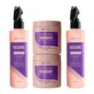 Kit 2 Máscara Matizadora 400g + 2 Spray Leave In 230ml Voga Matizapró