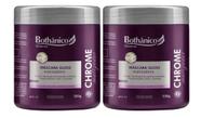 Kit 2 Máscaras Chrome Matizador 500g Bothânico Cosméticos